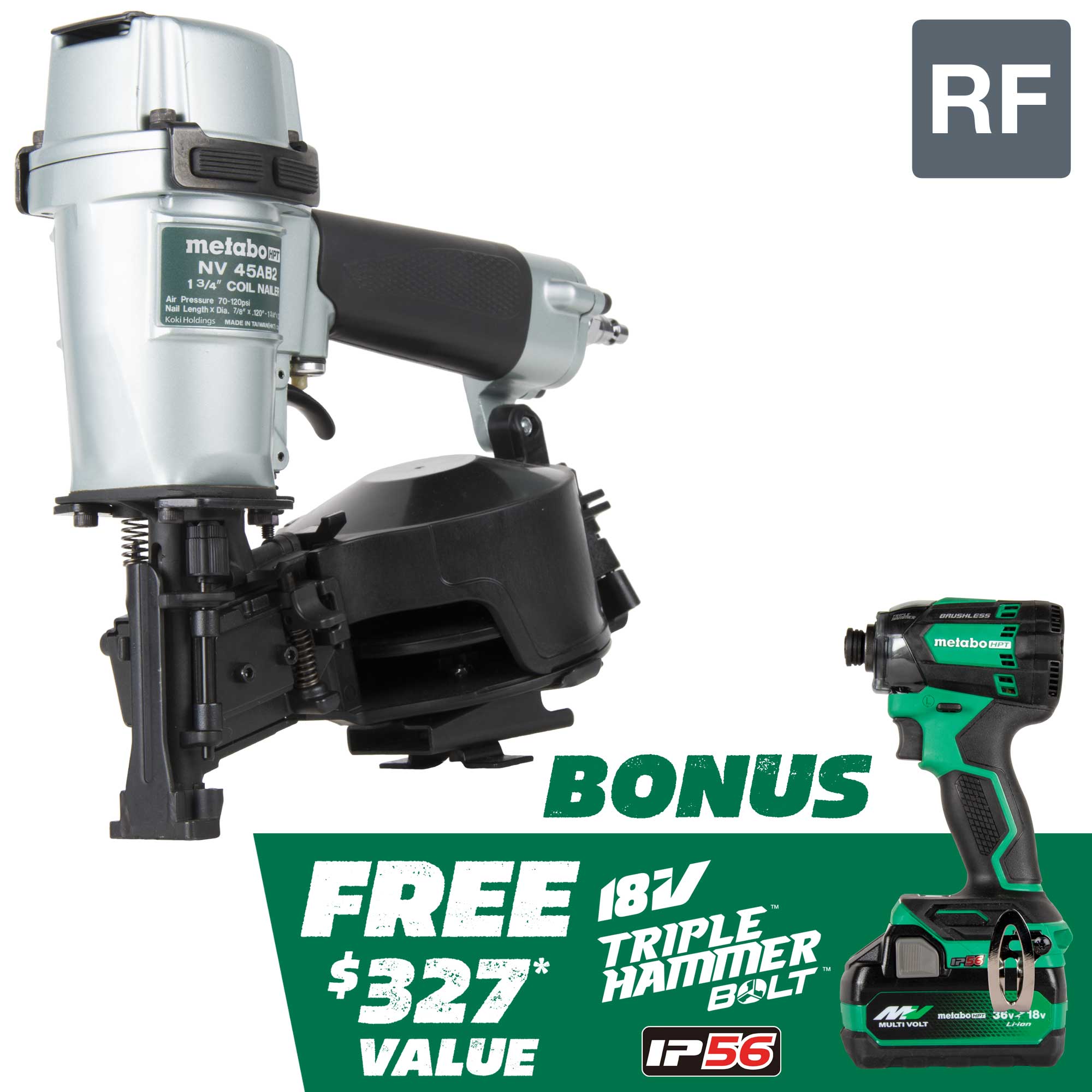 Menards nail gun combo sale