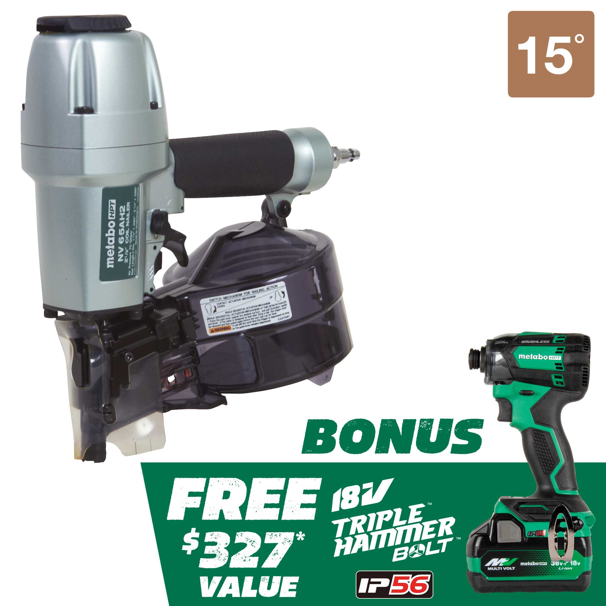 Menards nail gun combo sale