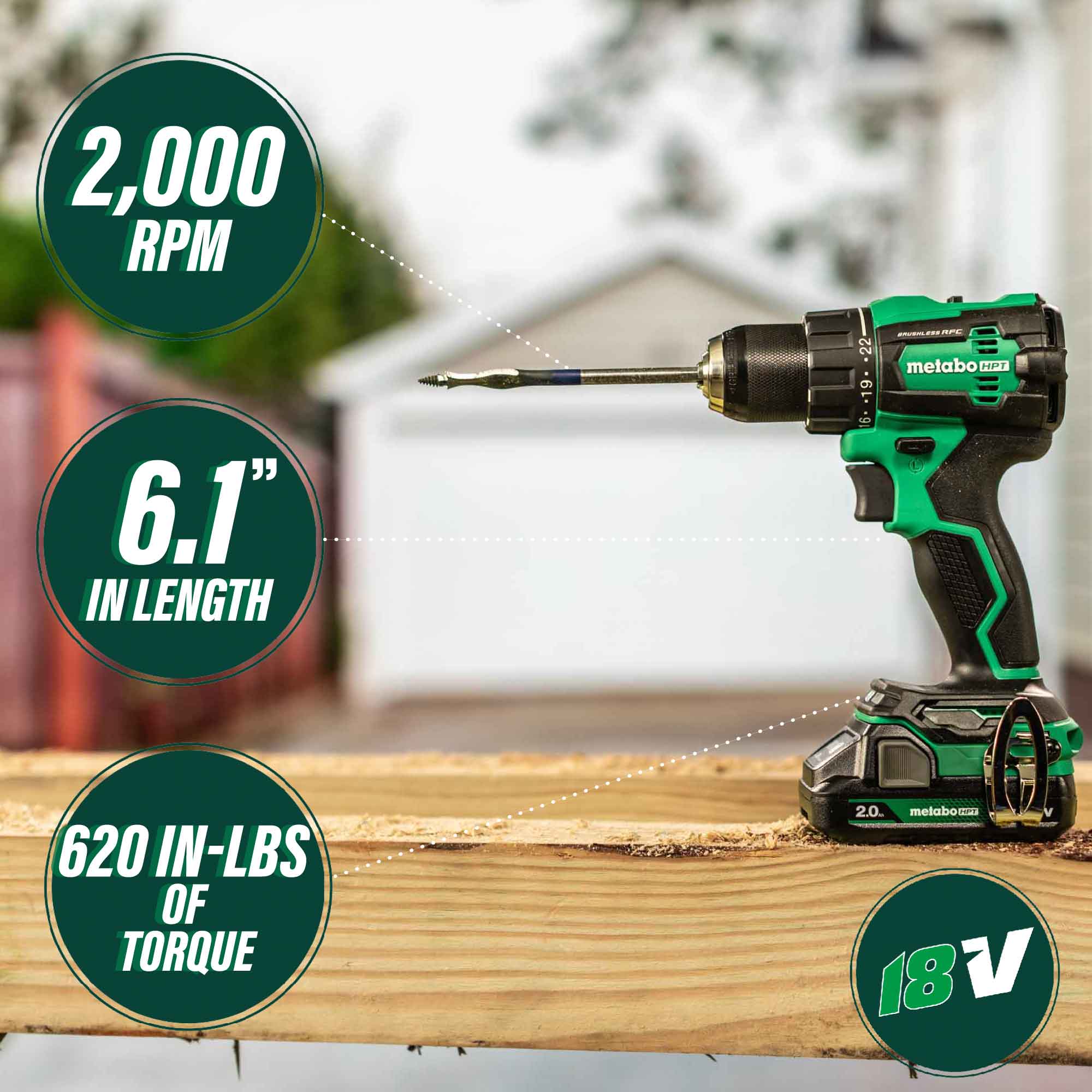 18V MultiVolt™ Cordless Brushless Driver Drill & Impact Driver Combo ...